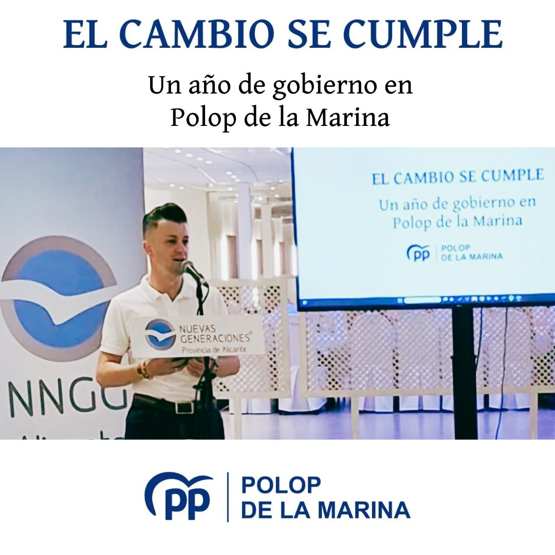 pp_polop's tweet photo. EL CAMBIO SE CUMPLE, un año de gobierno en Polop de la Marina 🤝

✅ Ayer hicimos balance en el Restaurante Molí de Xirles del primer año de gobierno en Polop de la Marina acompañando a los jóvenes de @NNGGAlicantePrv #ElCAMBIOsecumple

#ActivandoPolop #Polop https://t.co/gwh3iUylGD
