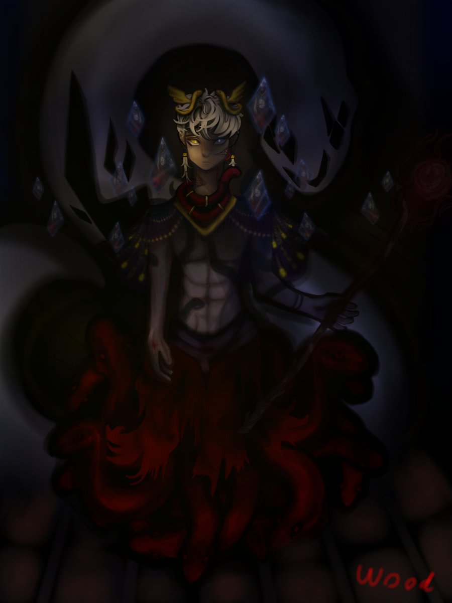 Everything has the will of existence.
All living things have their own duties.
What he will do is watch the world disappear.
My existence is eternal...