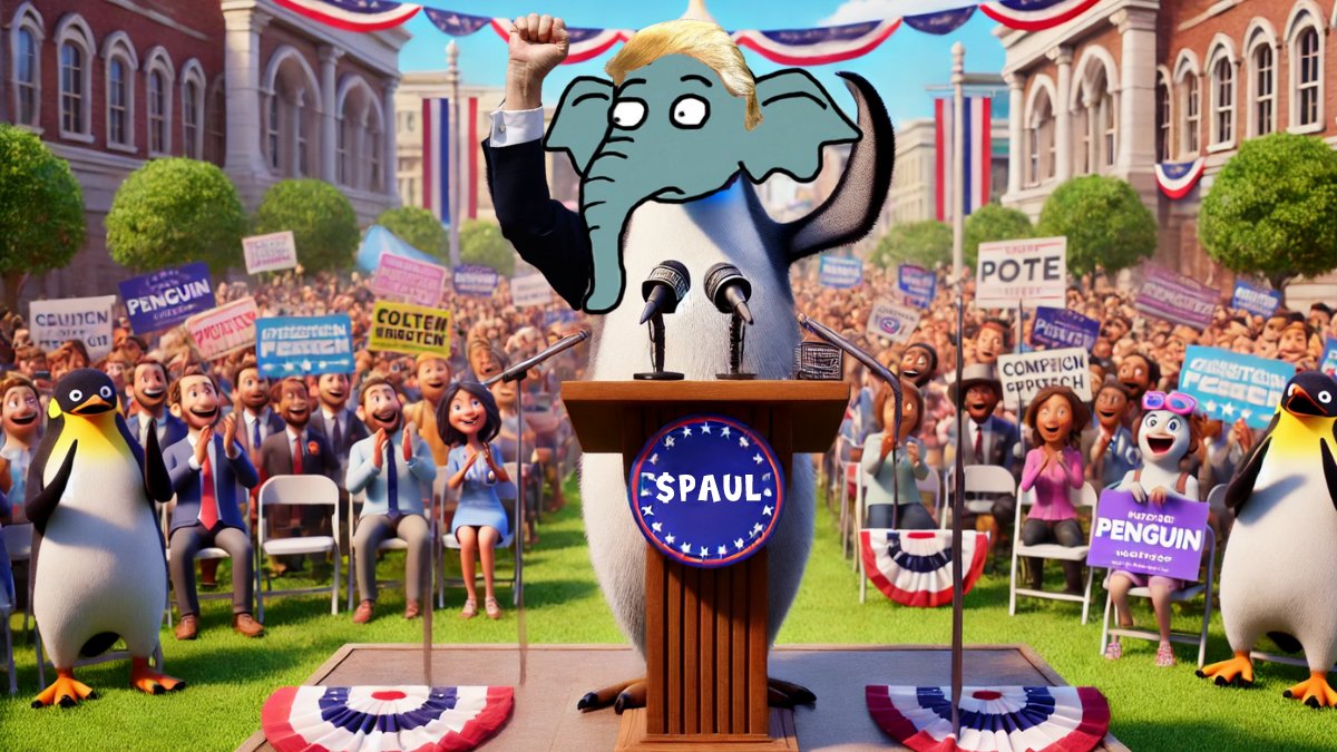 $PAUL supports TRUMP! We will fight with you in 2024! 🐘🐧

$TRUMP #Trump2024 #TRUMP #memecoin #Memes #ETH #X100Gem #x1000