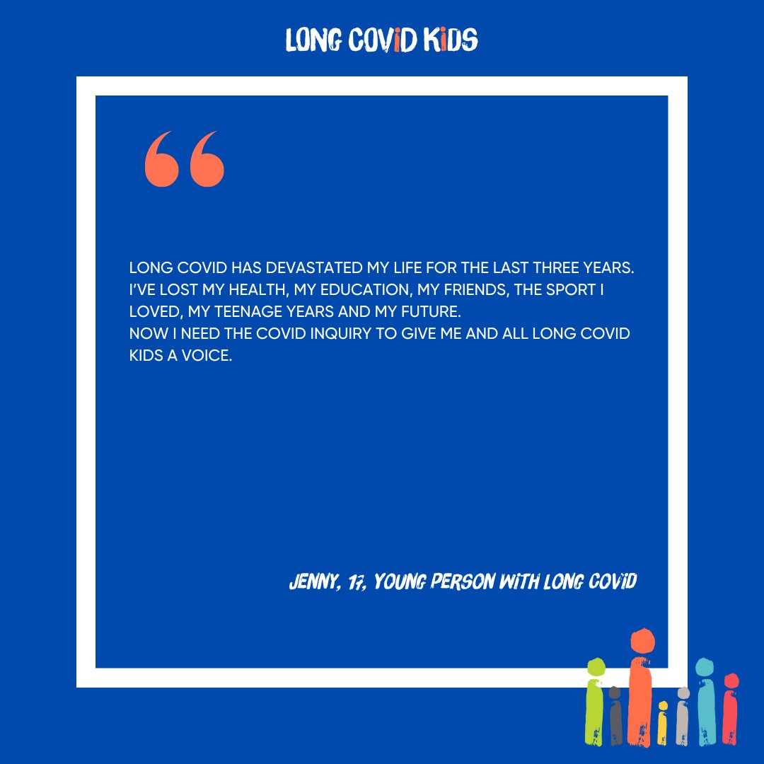 <a href="/ukcovidinquiry/">Test 3</a> <a href="/Eden71003/">Eden</a> @Occ4LifeLtd <a href="/long_covid/">Long Covid Support 🌍</a> It just takes a moment to sign to support young people like Jenny who want their voice represented.👇🏽

docs.google.com/forms/d/e/1FAI… longcovidkids.org/so/34P2mMrF4?l… 

#LongCovidKids #LongCovid #Children #YoungVoices