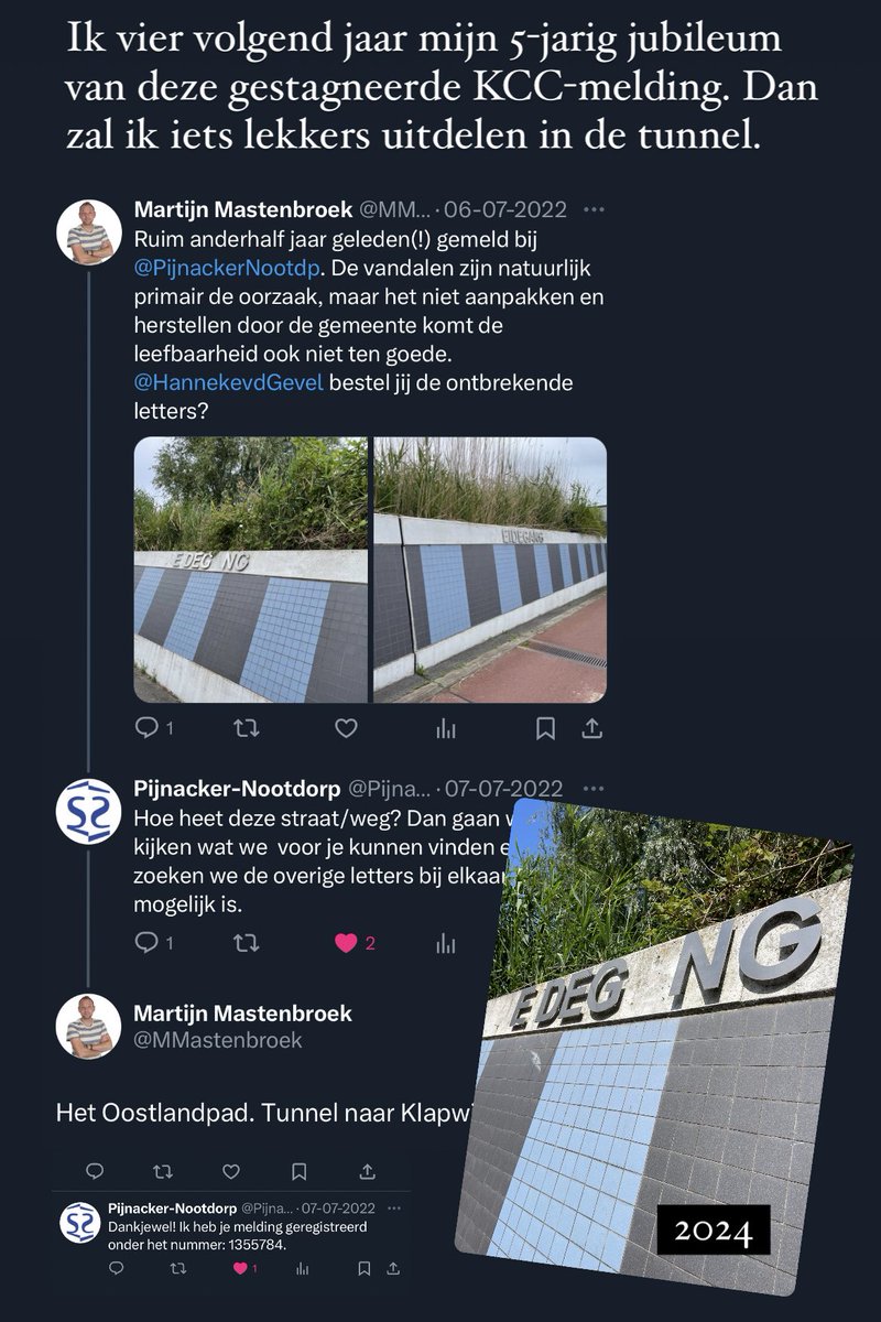 Volgend jaar feestje in de EDEG NG-tunnel. 🥳