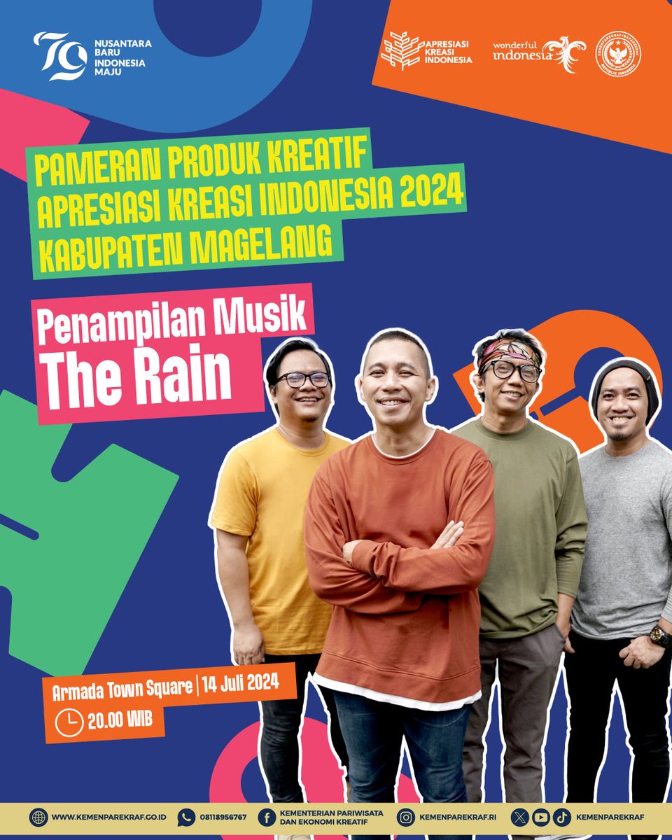 TheRainBand's tweet photo. Malam ini, pukul 20.00. Merapat! ✊️ https://t.co/bir7HKs8pG