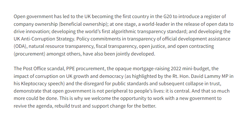 owenboswarva's tweet photo. Re: Open government can rebuild trust, support reforms, and drive efficiency https://t.co/gvTzV4O5e5 joint letter to the new UK Prime Minister, organised by @OpenGovUK
#opengov #opengovuk #opendata
"at one stage" https://t.co/j0C8vJ1q8F