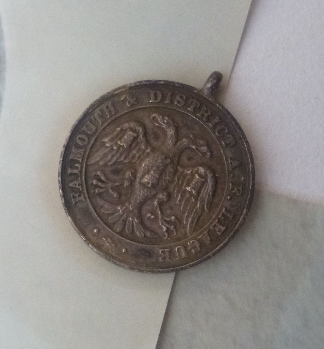 ⚓ After her retirement in 1897, HMS Trincomalee was a sea training ship for ‘destitute’ boys 

⚽ Many of the boys participated in sporting activities such as football. 

🏅 This donated medal commemorated the Falmouth and District AF League 1912-13 Championship win by the team.