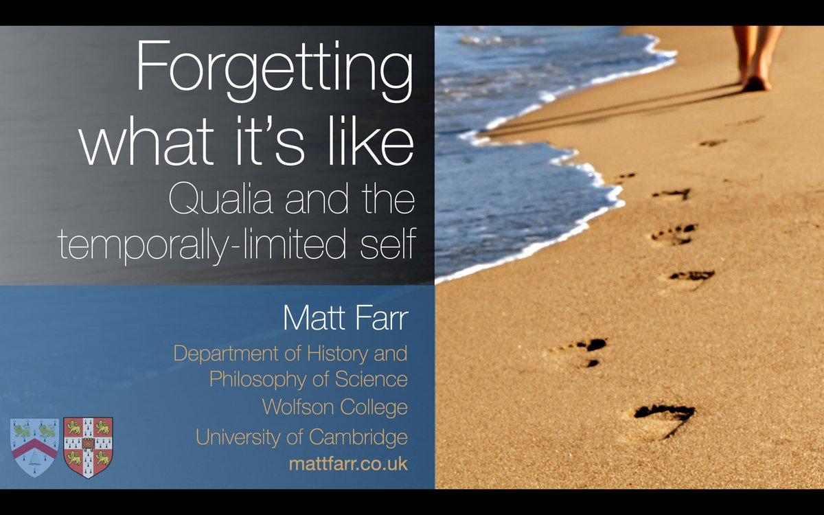 Matt Farr (@philosofarr) on Twitter photo In Birmingham presenting a new paper at the Joint Session. We all remember episodes from our childhood, but do really know what those experiences were like while being so psychologically/physically different? This and lots of other related questions. <a href="/Aristotweets/">Aristotelian Society</a> In Birmingham presenting a new paper at the Joint Session. We all remember episodes from our childhood, but do really know what those experiences were like while being so psychologically/physically different? This and lots of other related questions. <a href="/Aristotweets/">Aristotelian Society</a>