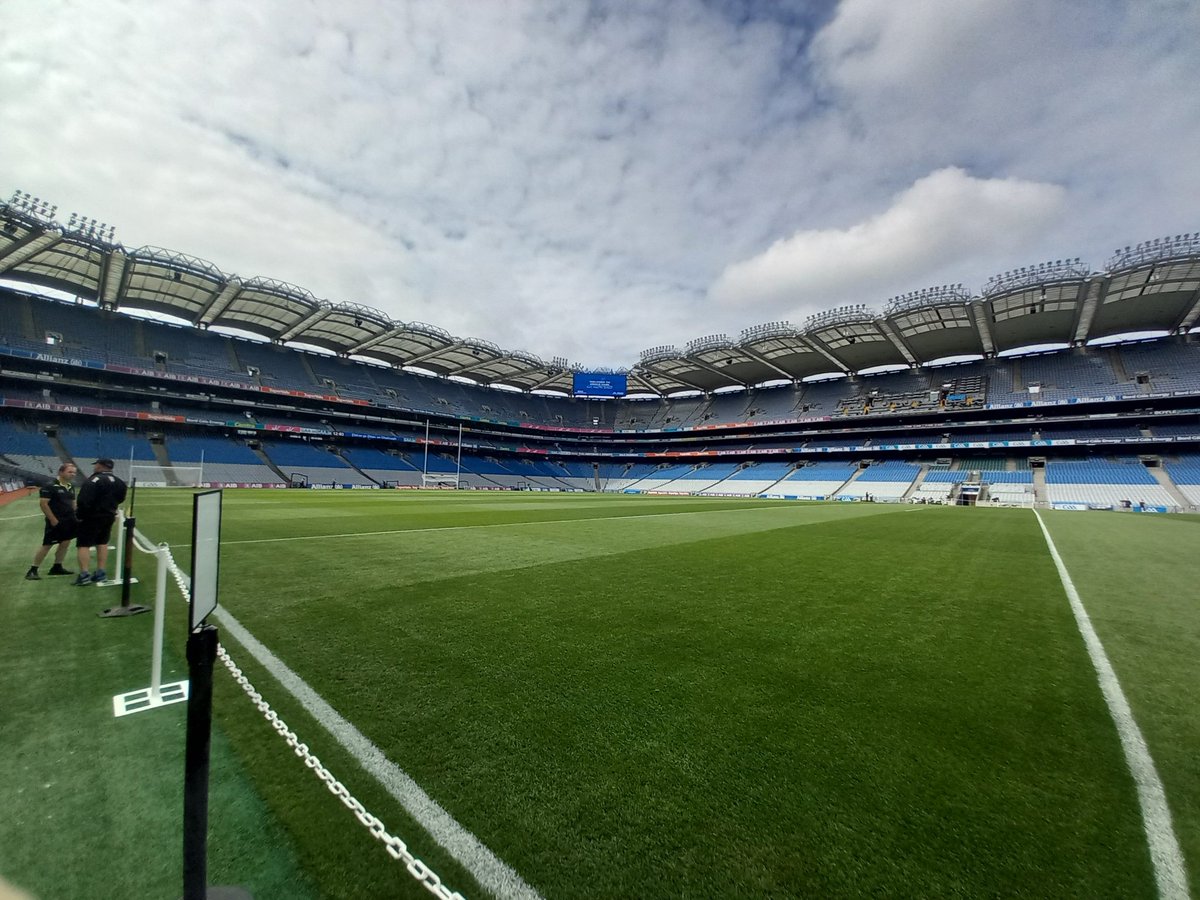 Croke Park in excellent condition ahead of throw in at 1.30pm.

A reminder that you can watch the final on Spórt TG4 YouTube via this link: youtube.com/live/HROORO-en…