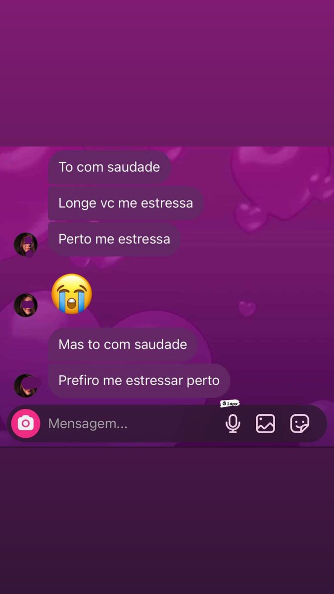 tô com saudades...