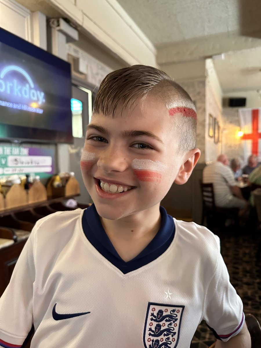 Minidon's Dad! (@kernowjanner) on Twitter photo Beau is ready for the final! England 2-1 winners! #SSNThreeLions <a href="/SkySportsNews/">Sky Sports News</a> #EnglandvsSpain Beau is ready for the final! England 2-1 winners! #SSNThreeLions <a href="/SkySportsNews/">Sky Sports News</a> #EnglandvsSpain