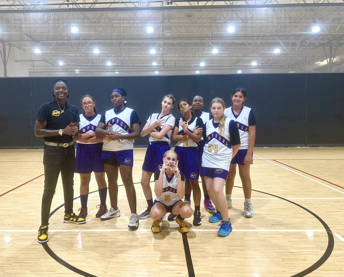 Congrats on Winning 2nd Place 🎊‼️🎉💃
.
.
Building confidence in the summer is important  for athletes going into grade school basketball. Our athletes are put in environments to thrive ‼️ we are proud of you ladies 💛🖤💜