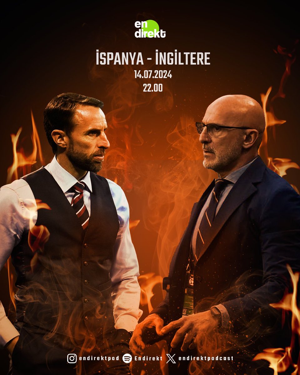 endirektlive's tweet photo. #EURO2024’te düğüm bugün çözülüyor!🔥

🇪🇸 v 🏴󠁧󠁢󠁥󠁮󠁧󠁿

Dev randevu, 22.00’da Olympiastadion Berlin’de! #ESPENG https://t.co/Ntgyqe3tvQ