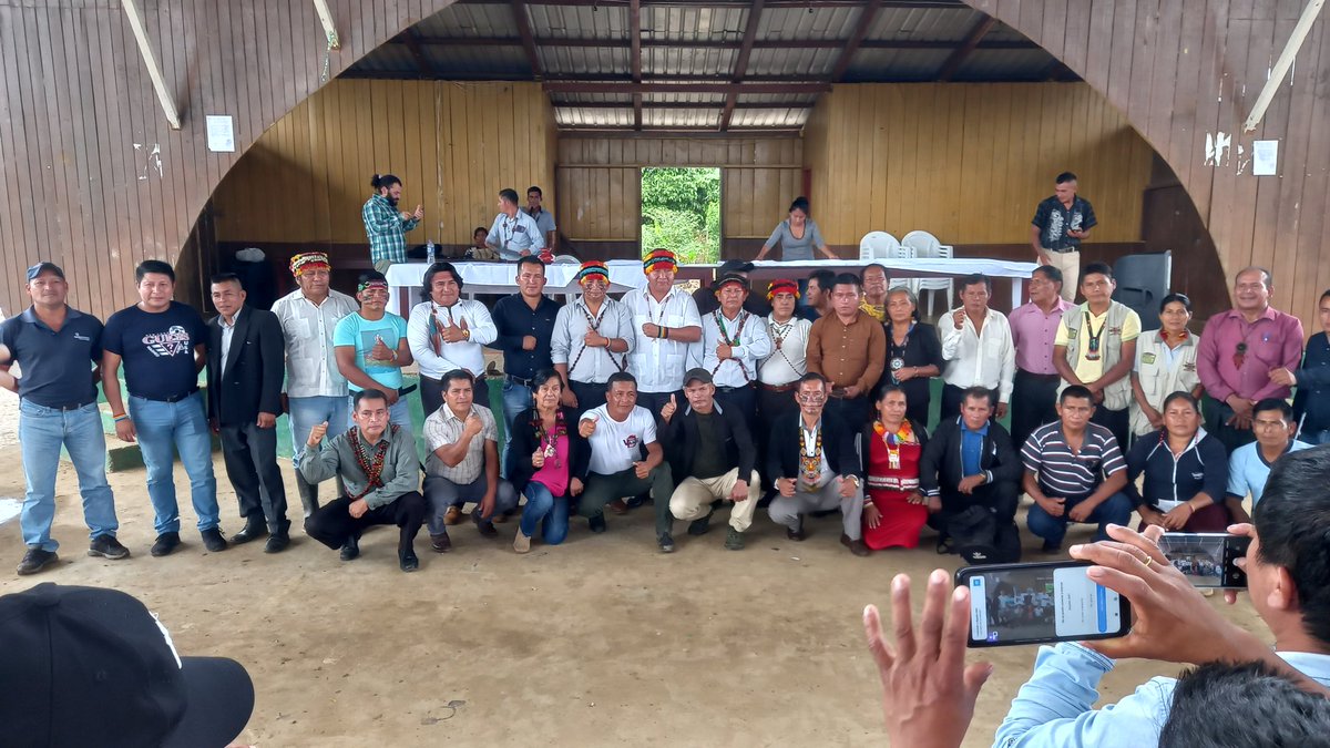 La asamblea del comité interfederacional reafirma su rechazo y lucha contra en extractivo, la mineria y expansion de ronda petrolera e hidroelectricas en territorios shuar genera preucupacion e indignante la política neoliberal del Gobierno de <a href="/DanielNoboaOk/">Daniel Noboa Azin</a> 
Resolucion 👇