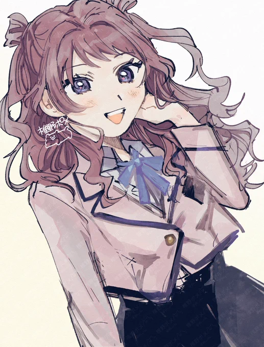 息抜きに花海咲季ちゃん描いた