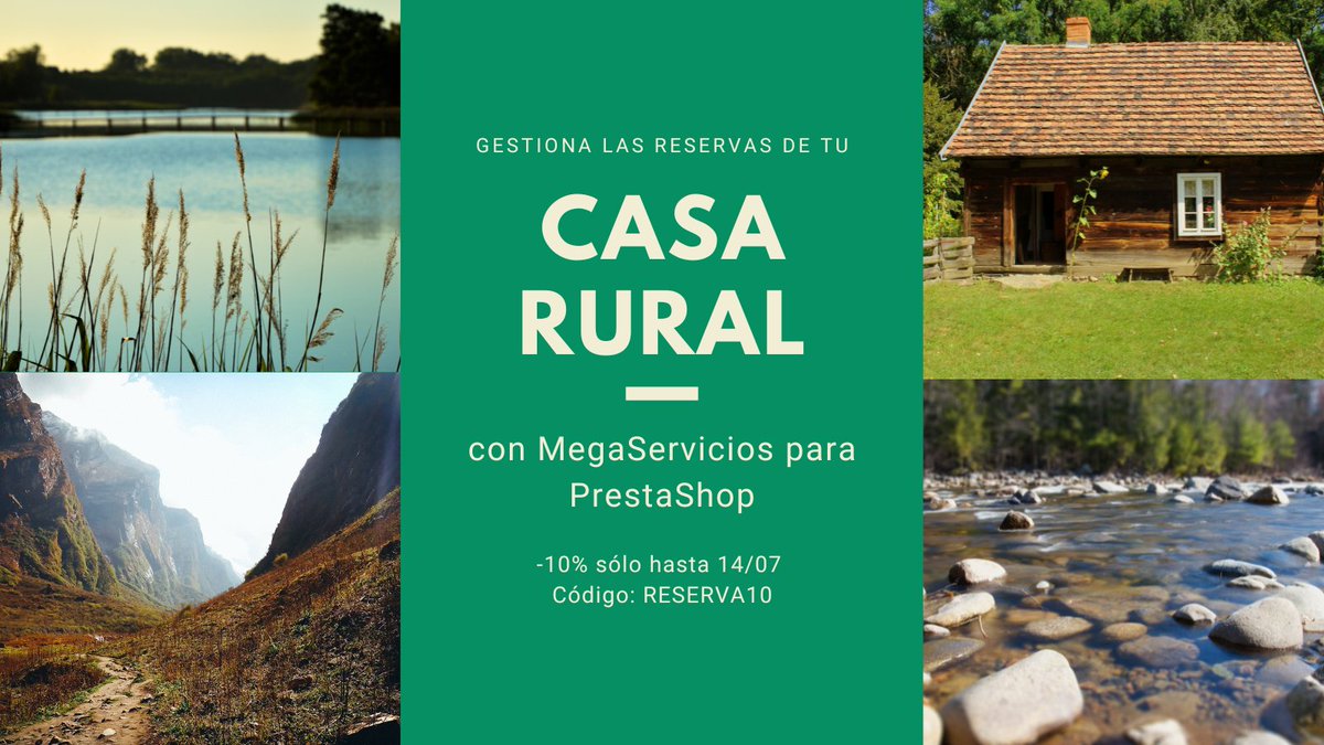 AlabazWeb's tweet photo. 📅 ¡Último día para el descuento! Mejora la gestión de reservas de tu Cada Rural con MegaServicios. ¡10% de descuento hasta hoy! #ReservasOnline #Descuento #CasasRurales Más info aquí: https://t.co/IF7GpAnAxa https://t.co/fxDzpQzuyO