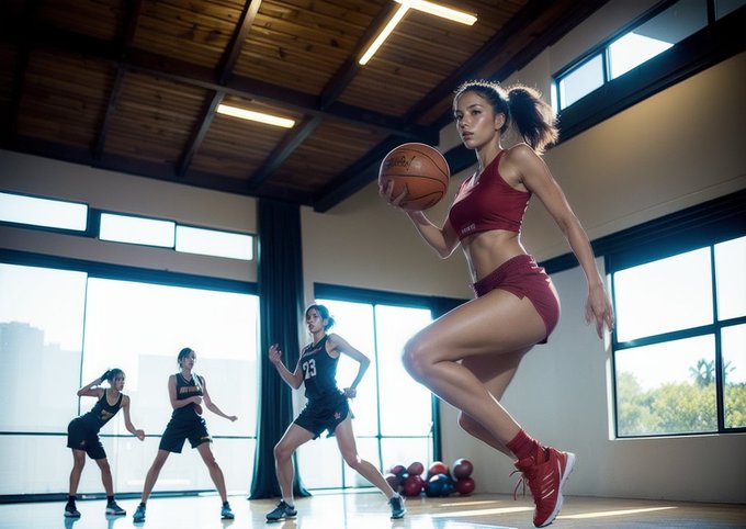 Basktball Court  Basketball training scenes by AI-Generation   #aiart #aiartwork #stablediffusion #digitalillustration<a href="/tag/girl"class="tags"><span>#girl</span></a><a href="/tag/lookbook"class="tags"><span>#lookbook</span></a><a href="/tag/digital"class="tags"><span>#digital</span></a><a href="/tag/ai"class="tags"><span>#ai</span></a><a href="/tag/illustration"class="tags"><span>#illustration</span></a><a href="/tag/stable"class="tags"><span>#stable</span></a>