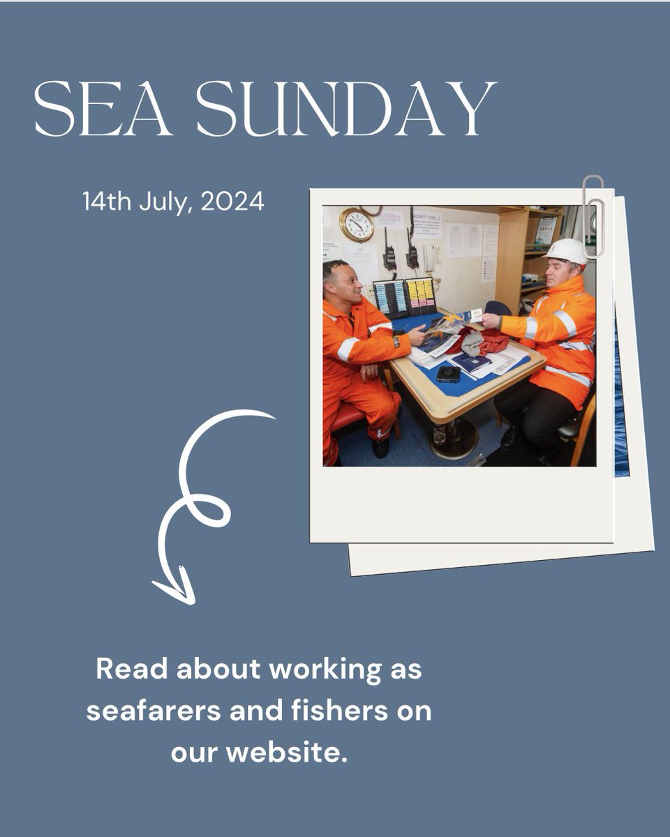 NottsDiocese's tweet image. ⛴️⛴️Sea Sunday is a day when churches around the world pray for seafarers and fishers, and thank them for the vital role they play in all of our lives.  🌊🌊

dioceseofnottingham.uk/news/on-sea-su…

#seasunday #seafarers #prayingforyou #catholicchurch