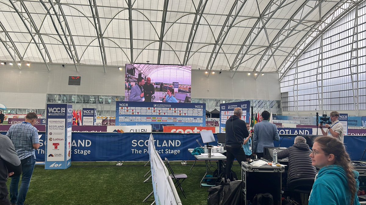 World Orienteering Champs Relay about to start! woc2024.org