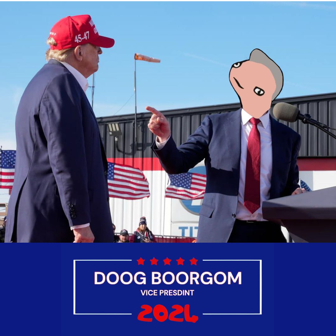 Kingsoft1105's tweet photo. @cryptogems555 It's always bullish on $DOOG
Load up with #boorgom π₯π₯
#trump https://t.co/l18WnM586Z
