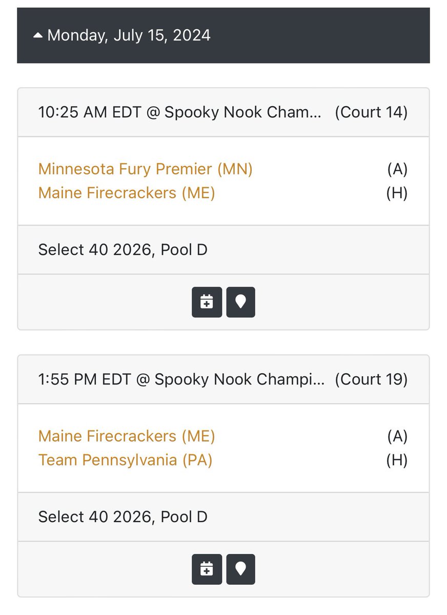Here is my schedule for the next two days in Ohio! <a href="/me_firecrackers/">Maine Firecrackers</a> <a href="/SelectEventsBB/">Select Events Basketball</a>