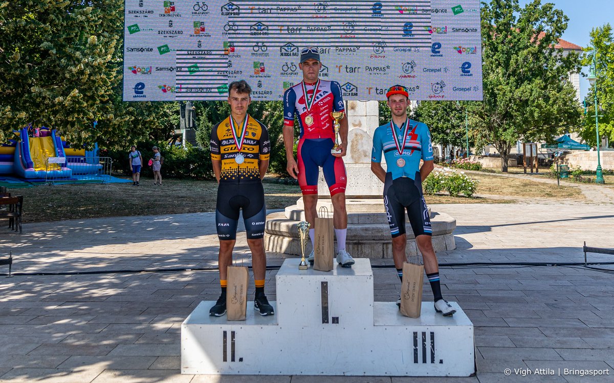 AMcyclingteam's tweet photo. Tilen Finkšt je zmagovalec 2. etape in skupnega seštevka ALISCA BAU 50. GEMENC NAGYDIJ na Madžarskem ! 💪💪💪 https://t.co/bIK54ANv7H