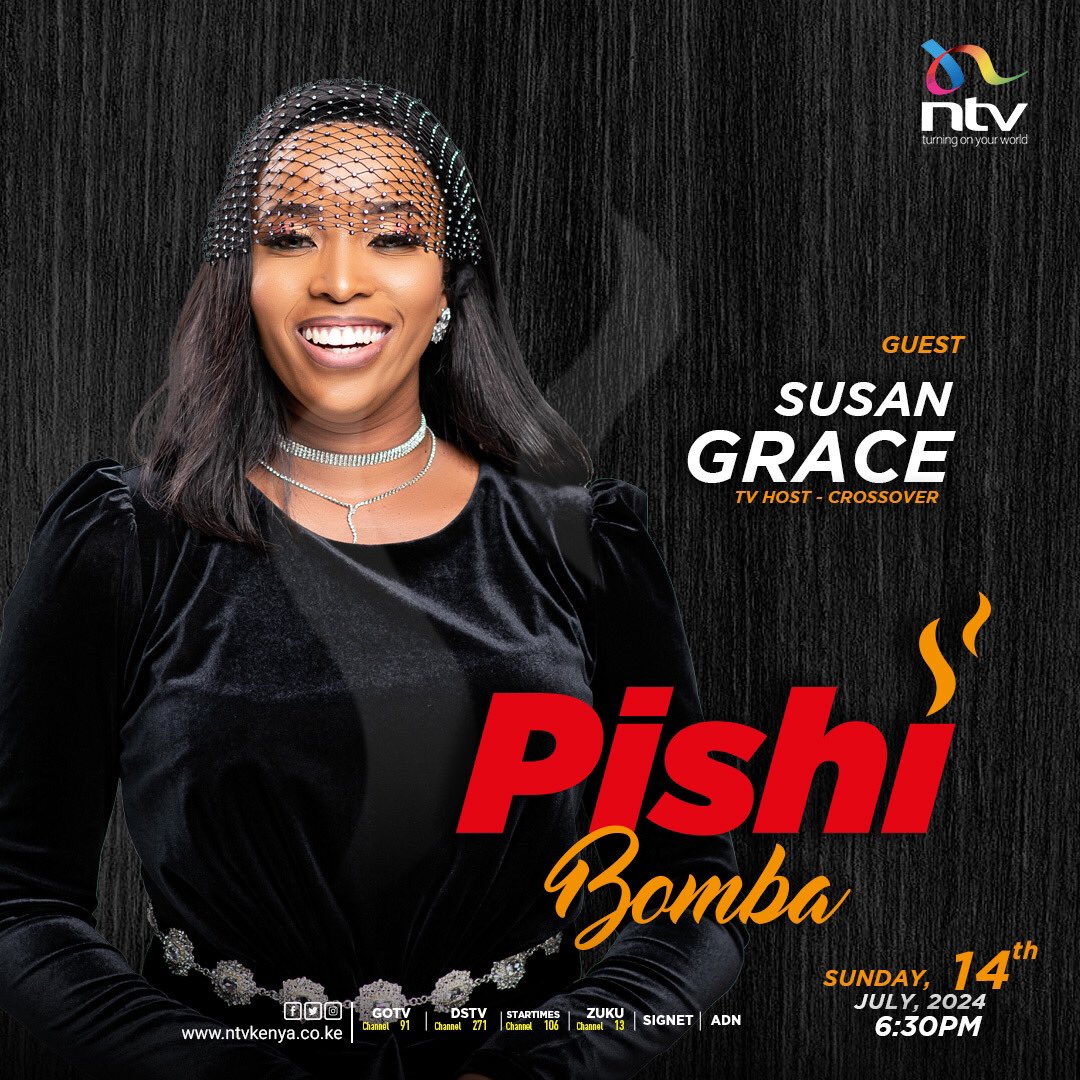 Coming up on #PishiBomba at 6.30pm on <a href="/ntvkenya/">NTV Kenya</a> — Guest @susangrace_ke joins <a href="/clare_karatu/">Clare Karatu</a> in the kitchen as we learn how to make mouthwatering shrimp pasta

#PishiBomba in association with <a href="/KitchenNewmatic/">newmatic_kitchen_appliances</a> and <a href="/pgbisonkenya/">PG Bison (K) Ltd</a> 

#tvshow #cookingshow #pasta #recipe #nairobi