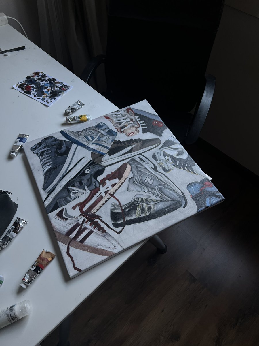nourillustrates's tweet photo. paintings i’ve done this year https://t.co/3xidl1QRFn