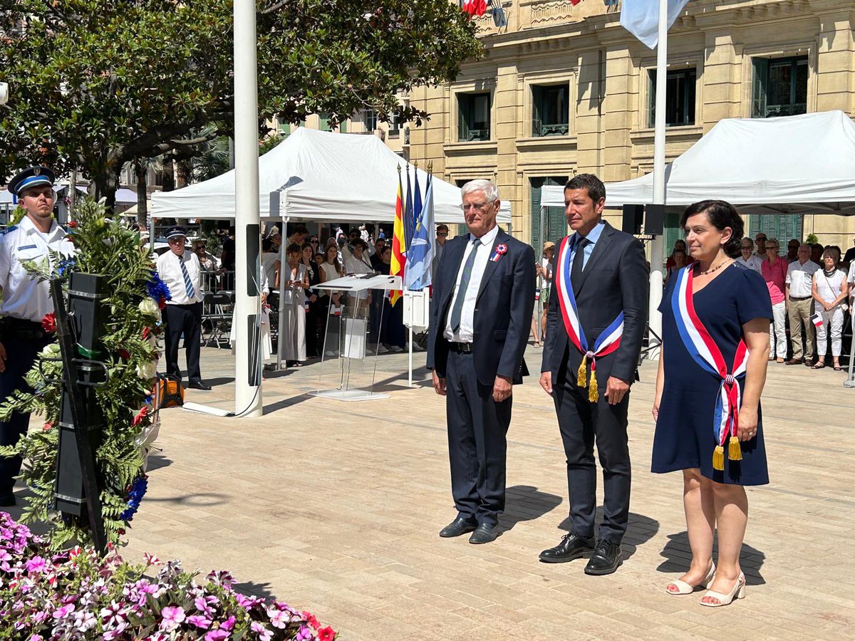 MartinAlex06's tweet photo. #CannesLaBocca #Cannes  
 #FeteNationale 🇫🇷
Cette France que nous fêtons aujourd’hui, 
qu’est- elle devenue ?
« Clamer Vive la France, c’est affirmer la foi en 
un possible effort collectif justement réparti et profitable à tous » @davidlisnard 
Nous avons besoin d’un sursaut pour que vive une France unie, forte, indépendante, prospère et libre.
