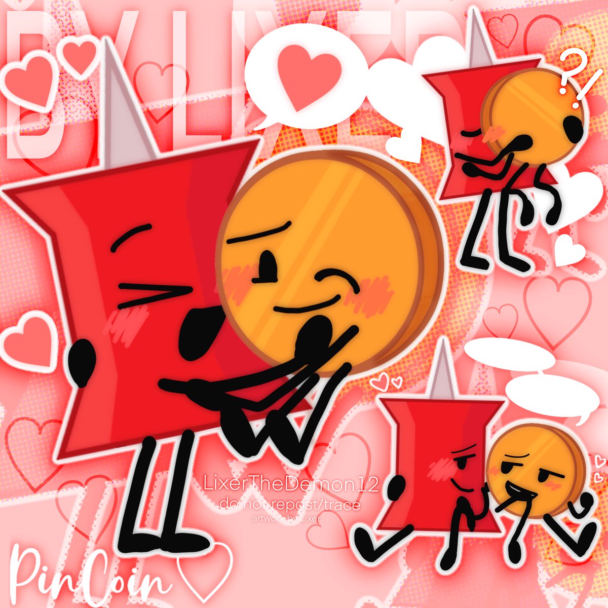 LixerOSC's tweet photo. Coinpin !1!-!1!1 >_< ❤️💛

video link: https://t.co/X8iZGRTphS

TAGS: #bfdia #Bfdi #tpot #coinpin #pincoin #pin #coiny #art #animation #2danimation #ship #bfdiship https://t.co/kBgaQmVn9n