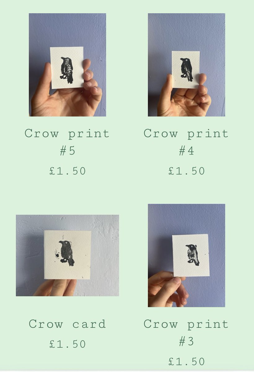 AFrogWithWIFI's tweet photo. New crows just landed! https://t.co/9sX1mbKGGk