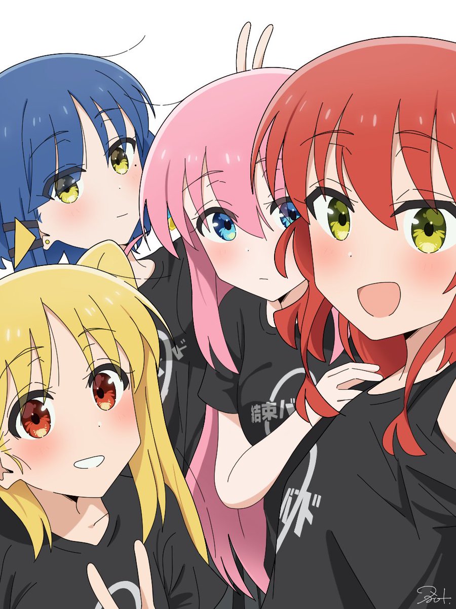 ta4831's tweet image. #三連休はフォロワーさんが増えるらしい  
結束バンドのかわいいを描く人です。