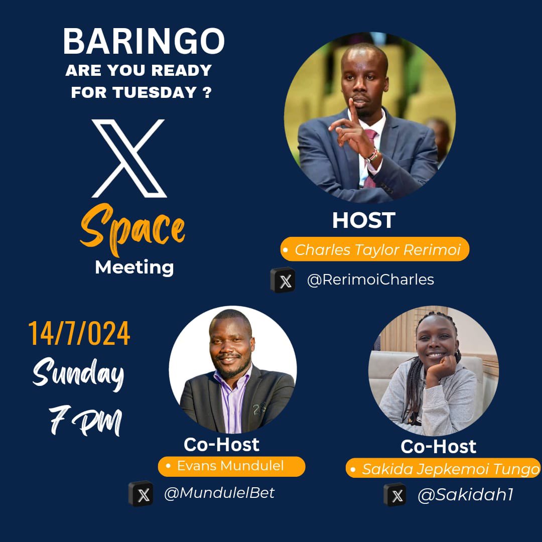Come let’s engage on putting Baringo on the Straight.