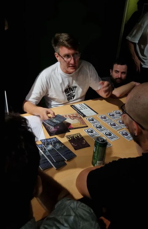 PrintNplaygames's tweet photo. Yesterday we had our stand where 100 people got to try D.U.M.B. Squad, see other games, and learn about our upcoming Kickstarter game Sword Wastelands of Arakk. https://t.co/nfQzk3Jrpr

#SwordWastelandsOfArakk
#SWOA
#TTRPG
#TTRPGs https://t.co/hWvjy9InuK