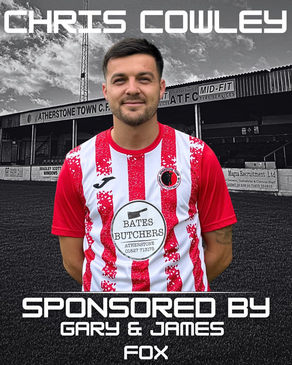 FCAtherstone's tweet photo. π₯ PLAYER SPONSOR π₯
A big ATCFC thank-you to Gary Fox and James Fox for their sponsorship of @ChrisCowley11 for the 2024/25 season.π
Everyone at the club greatly appreciate your continued support.π
β€οΈπ€π
#addersfamily
#heartofthecommunity
#makeaddersgreatagain https://t.co/AqR11VSILr