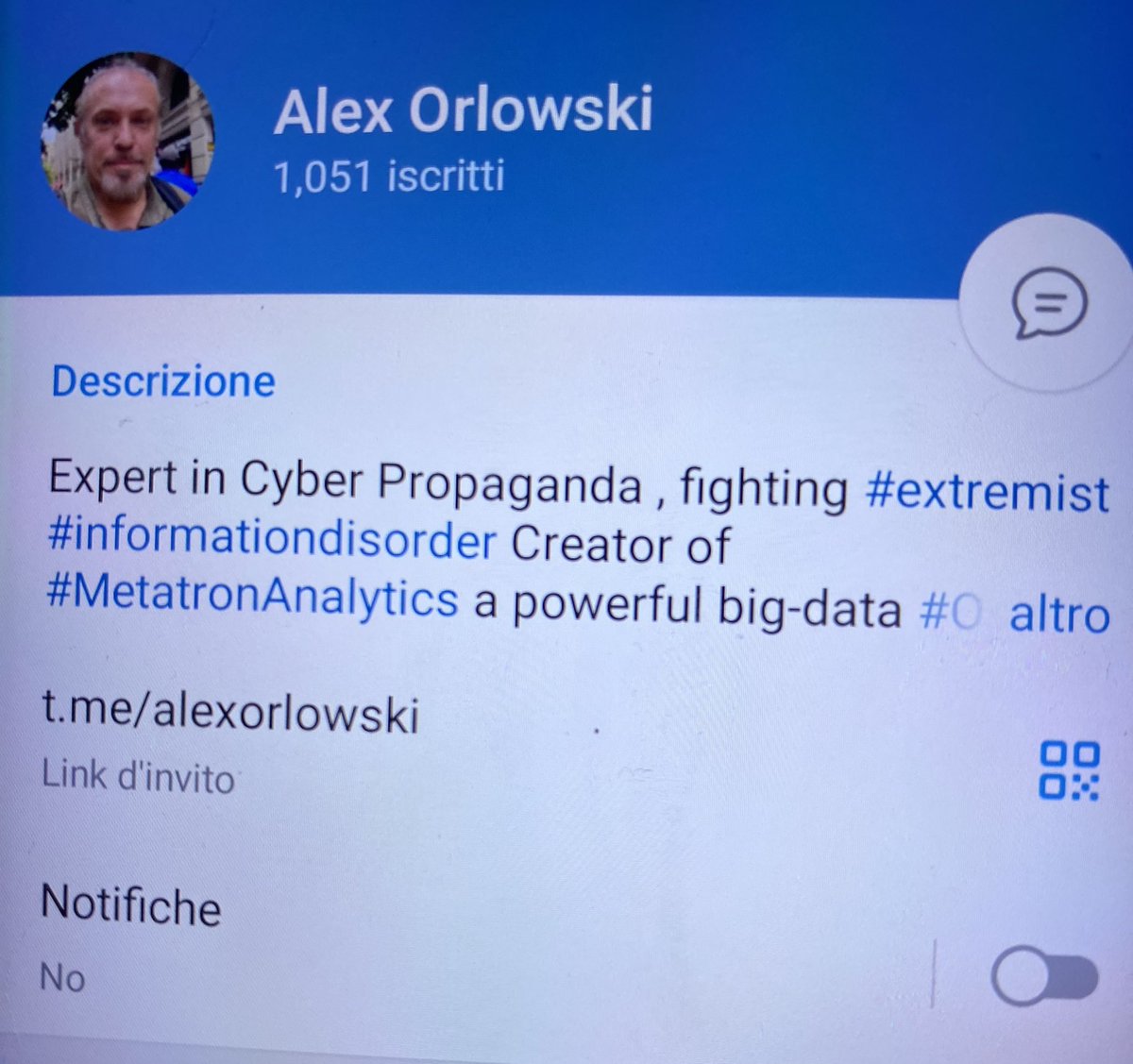 k_arsenale's tweet photo. L’esperto di propaganda #AlexOrlowski, dopo la sospensione su X, sbarca su Telegram e attacca #ElonMusk, ma confonde le SS tedesche, con le Secret Service statunitensi. Ci manchi patatone !! https://t.co/FQmcLlVzQc