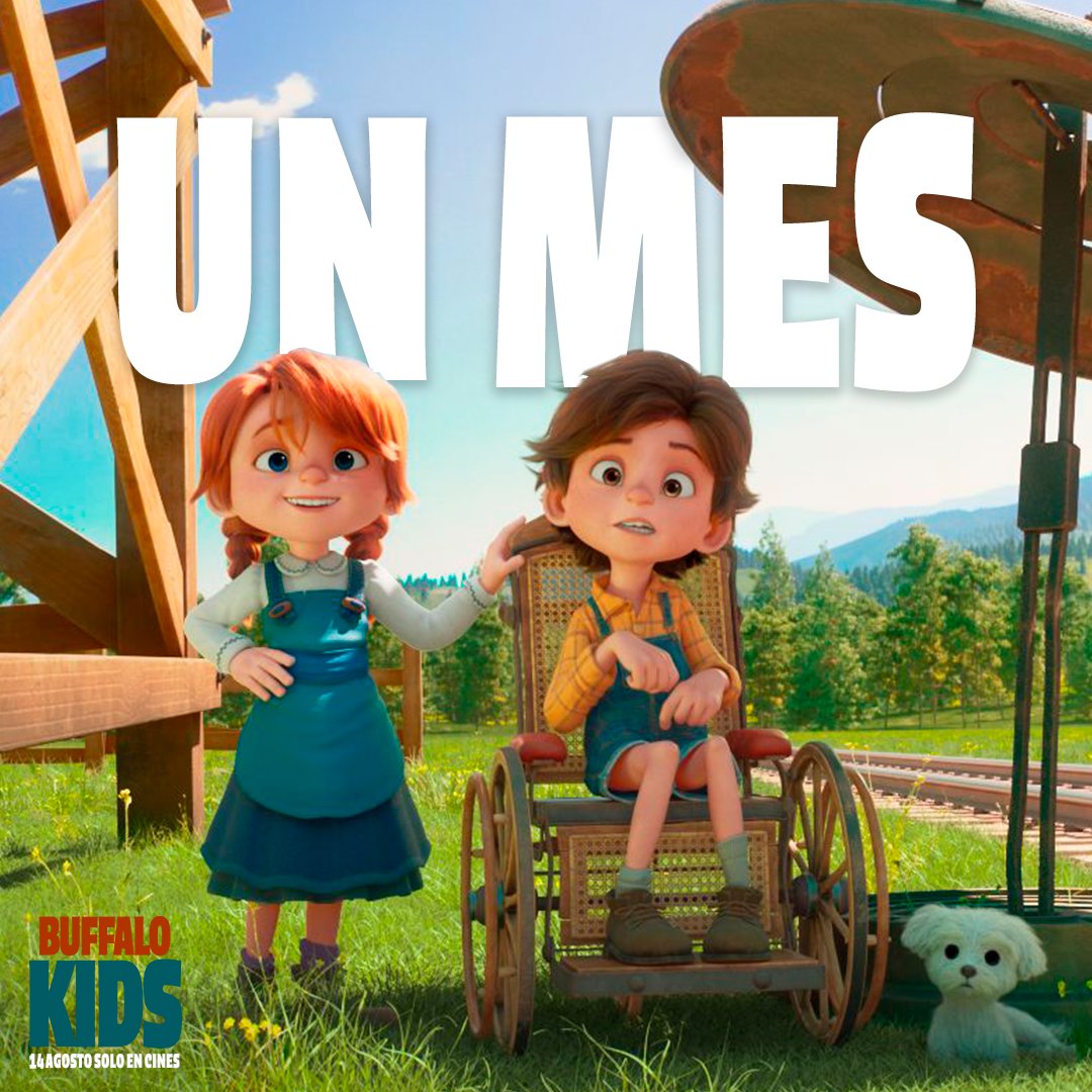WarnerBrosSpain's tweet photo. Solo queda un mes para disfrutar de las aventuras de Mary, Nick y Pizca, los protagonistas de #BuffaloKids 🚂🦬 ¡No te la pierdas! 14 de agosto, solo en cines.🍿🎬 https://t.co/8N2FPswd0O
