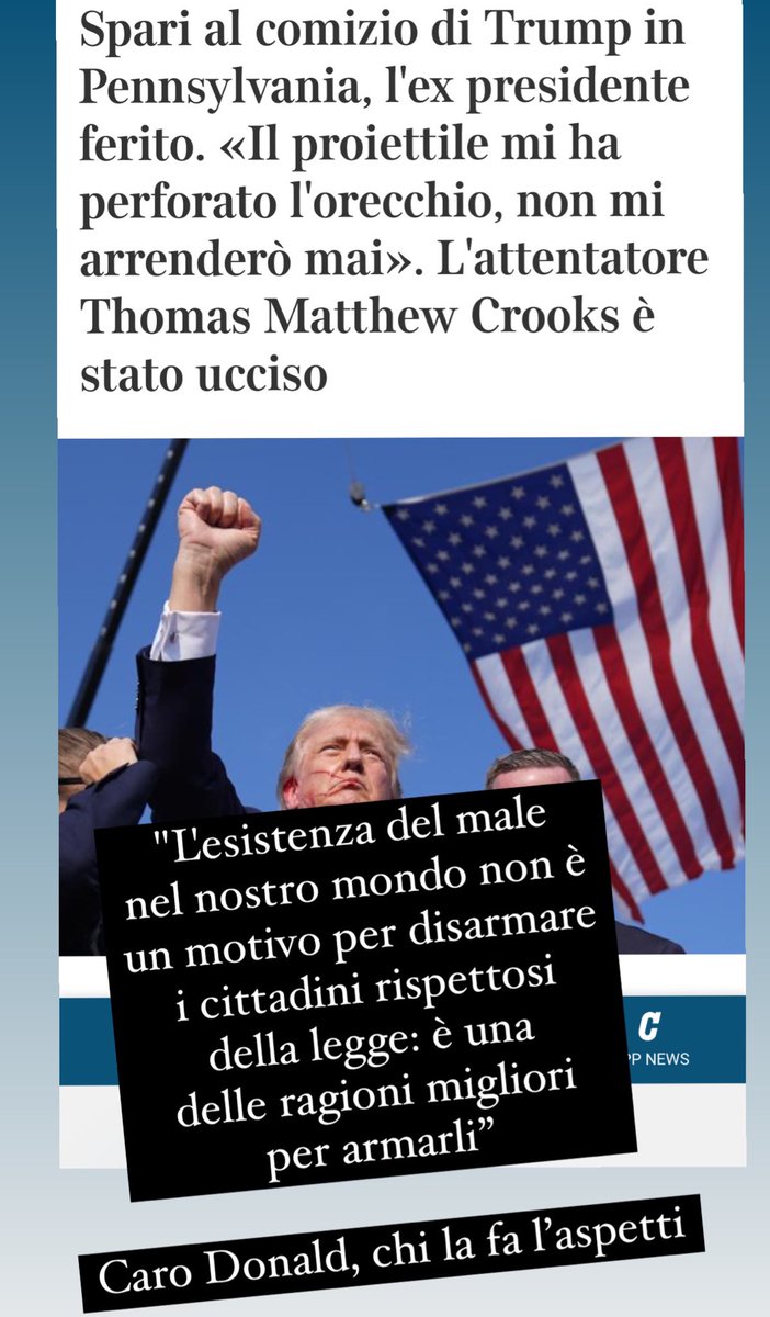 The Donald, fai il bravo…