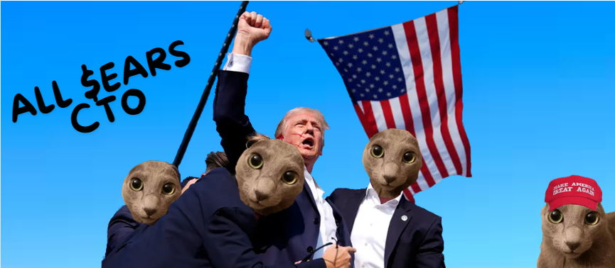 EarsCto's tweet photo. The $EARS Stay on! We got you Mr. Future President #TRUMP 

CA: 9MVHRw7hMTqmftr1wF5MGvWdd7SKtRraWDmrWF9dpump https://t.co/ZjknlFVOaX
