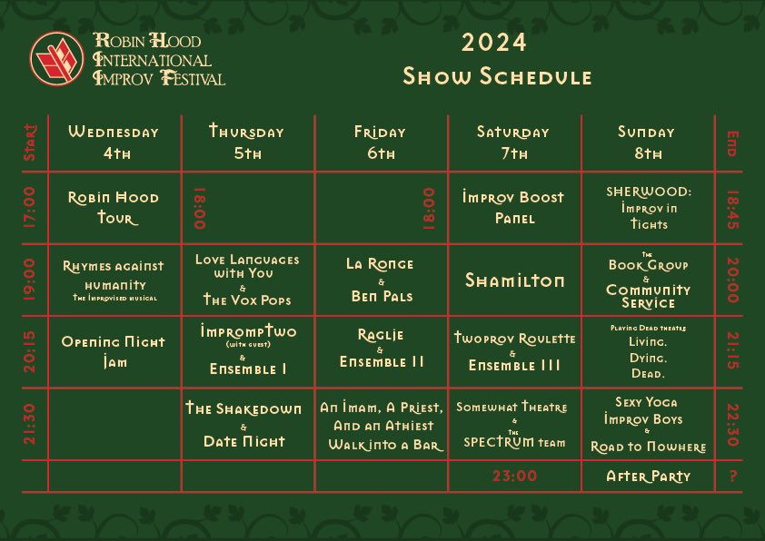 Robin Hood Improv tweet media