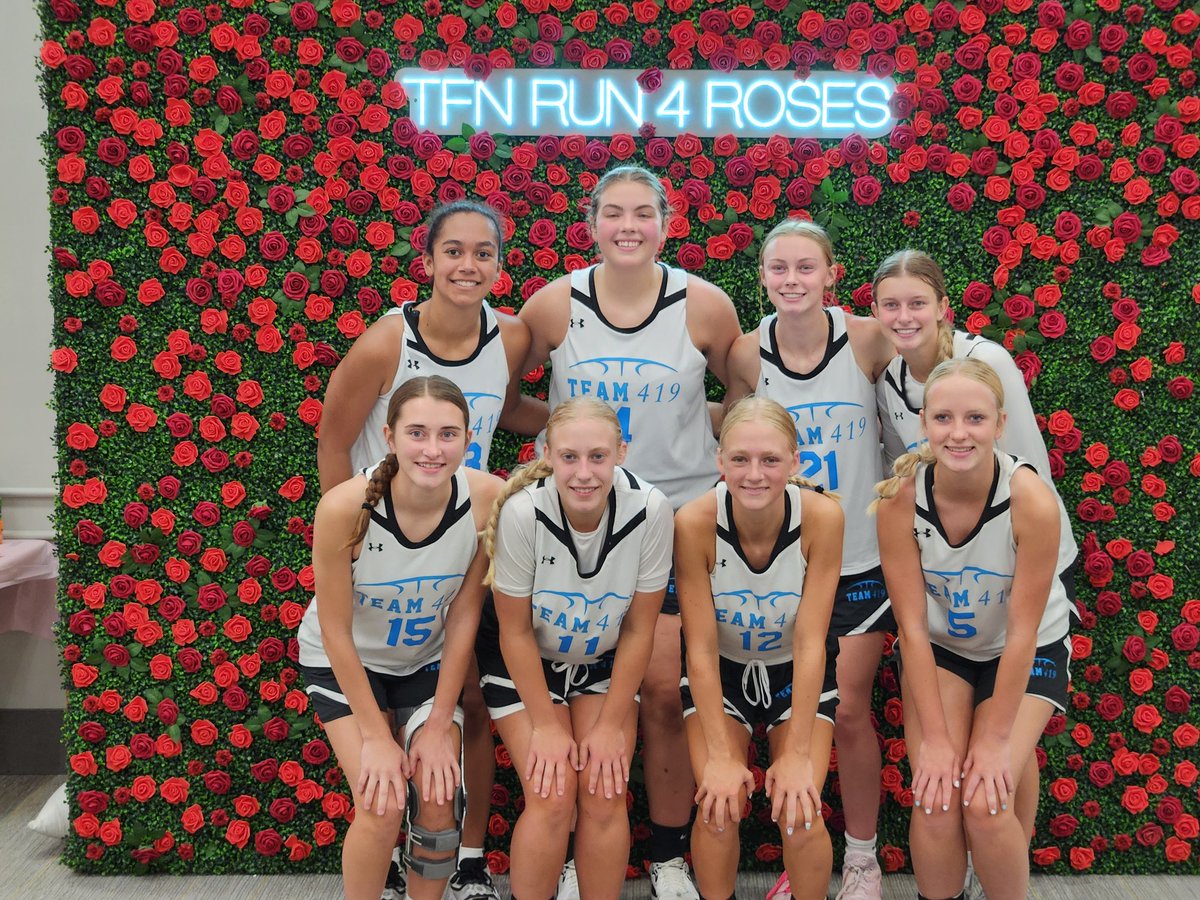 2026 Team 419 <a href="/TFNsRun4Roses/">TFN's Run 4 Roses</a> 
It was a great weekend for these girls! Going 4-1 and runners up in the Platinum Bracket! This group of young ladies is amazing to watch. <a href="/nicolenesby5/">Nicole Nesby</a>