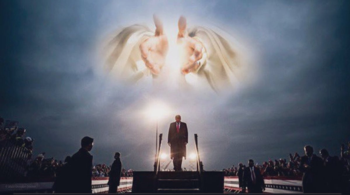 ForrestMoodie's tweet photo. God must have had his hands of protection on the President yesterday. https://t.co/uo1irGp068