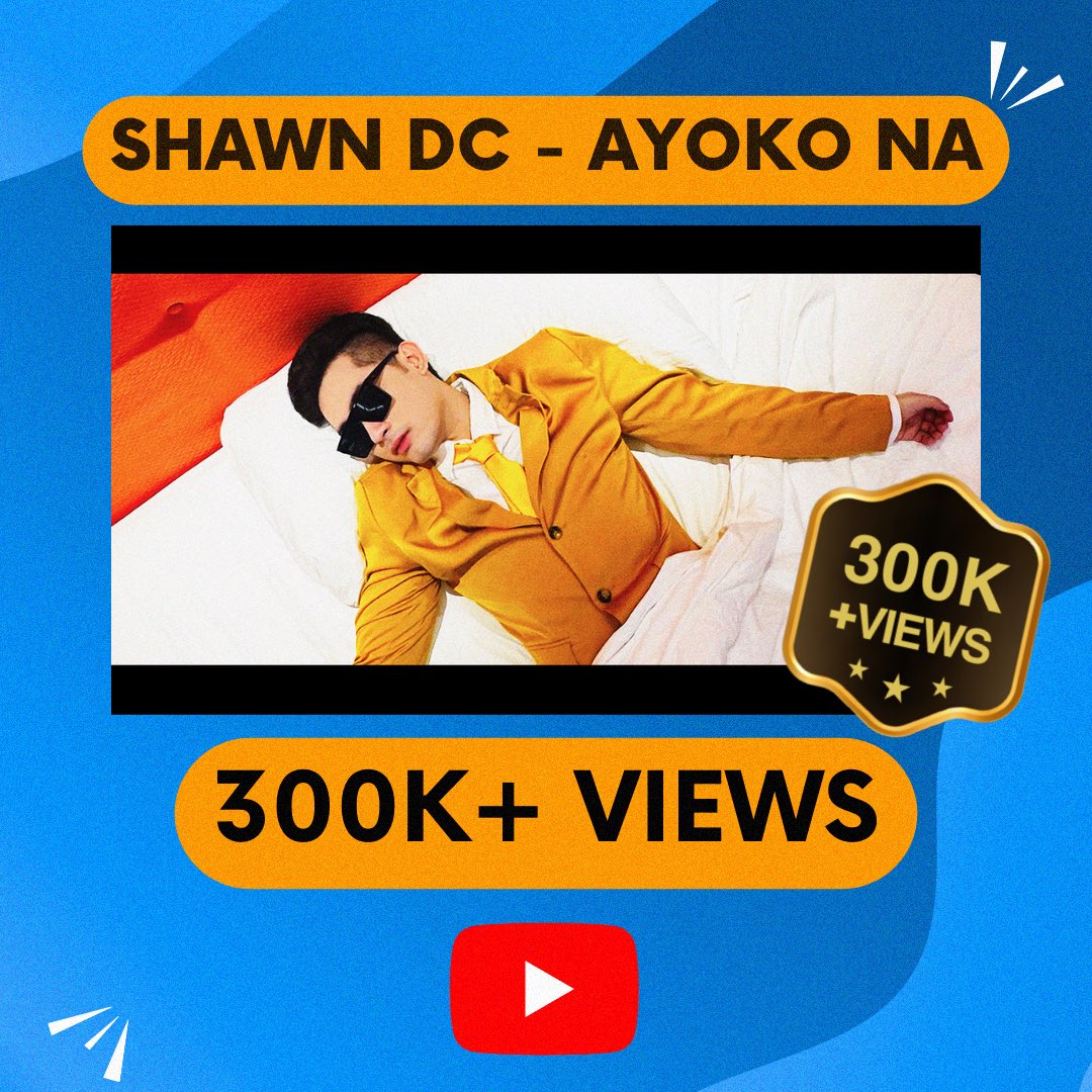 shawndelacruz's tweet image. "AYOKO NA" by Shawn DC M/V hits 300K+ views! 💛

🎥 Watch "AYOKO NA" M/V on YouTube: youtu.be/JkdCS60McHg
▶️ Stream “AYOKO NA” on Spotify: spoti.fi/3z9wXEp

#AyokoNaByShawnDC #AyokoNa #ShawnDC #OPM #Pop #RnB #Rock #Dancehall #PinoyMusic #Music #Song #NewMusic #OPMRise