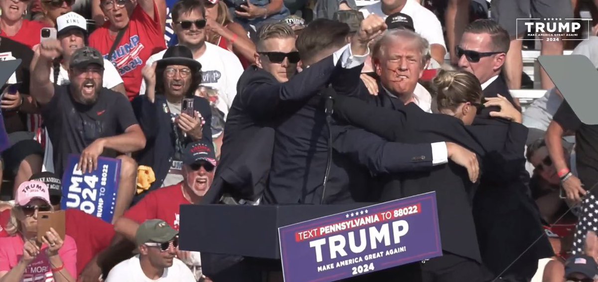 chilled16's tweet photo. What happened to former President Trump is utterly shameful. Such behavior has no place in the USA. Let's not forget that Joe Biden remains unstable and unfit to lead our nation for another term. We need strong, decisive leadership for our future. #Leadership #USA #Trump https://t.co/HK2hiIYVyo