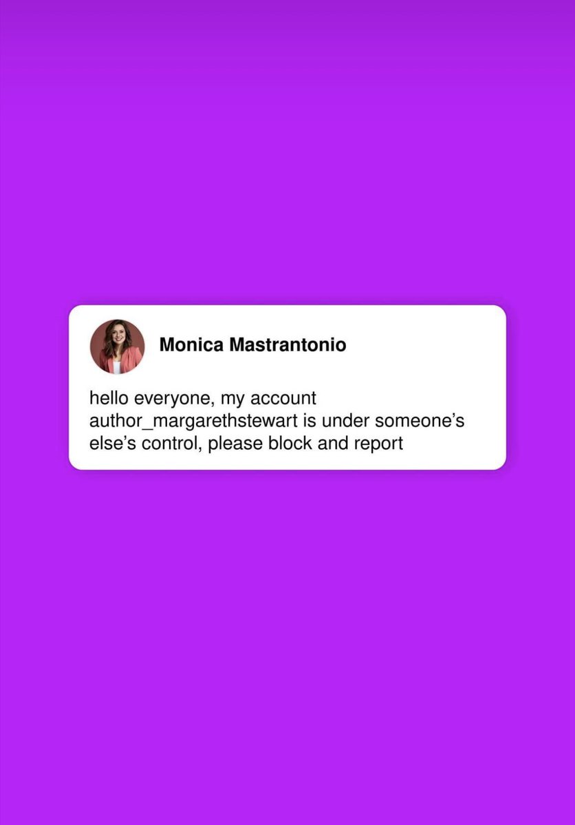 Mastrantonio's tweet photo. Please block and report @author_margarethstewart https://t.co/omb0yjNSbz