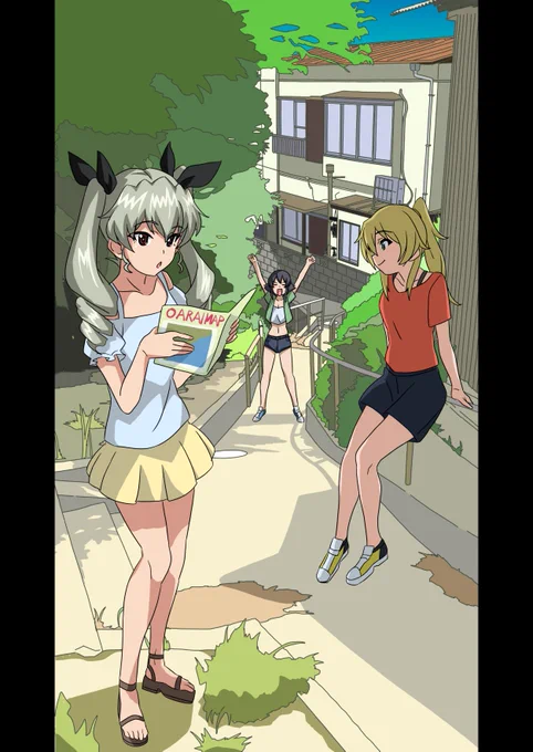 【ガルパンらくがきまとめ本!】サンプル