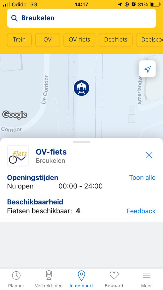 RensBloom's tweet photo. @NS_online Bij andere stations zie ik wel openingstijden staan, dus er gaat toch echt iets mis met de informatie in de app. https://t.co/YngNG4v1J3