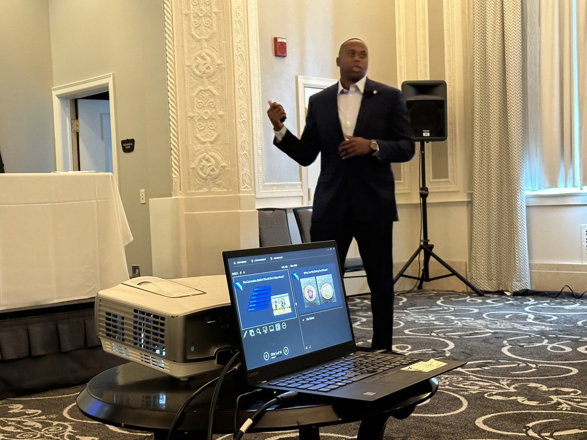Day 2 of the 2024 High School Cadet Symposium starts with <a href="/PflugervilleTX/">Pflugerville, TX</a> FF Jeremy Ayers delivering this morning’s keynote, “Reach, Relate, Encourage.”
<a href="/NFFF_News/">NFFF</a>