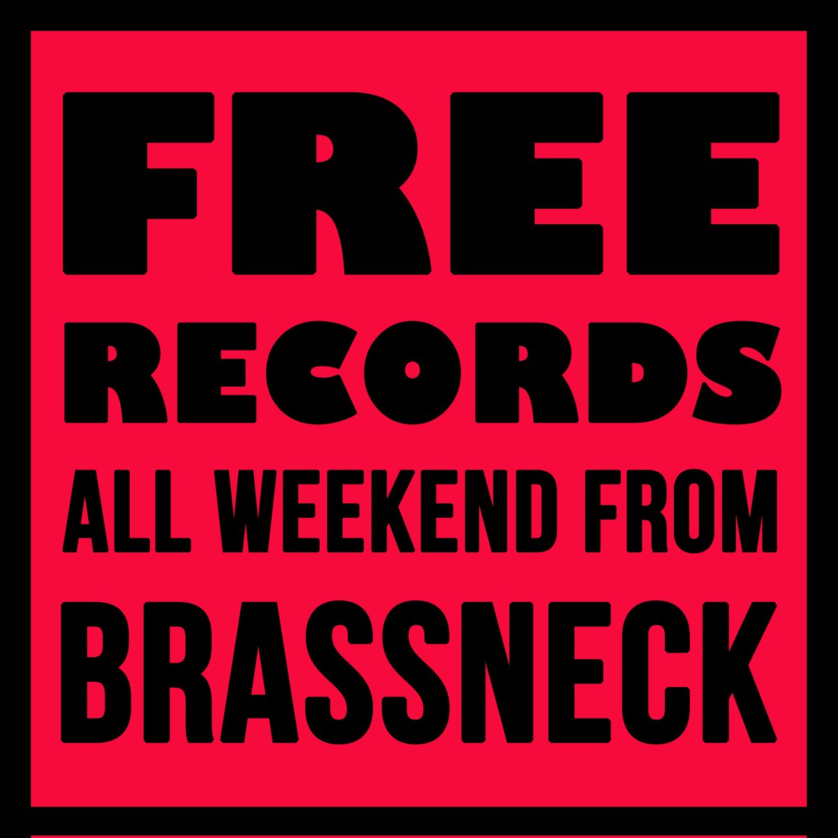 #freerecords (of my choice) with every order until midnight tonight.  #punk brassneckrecords.bigcartel.com