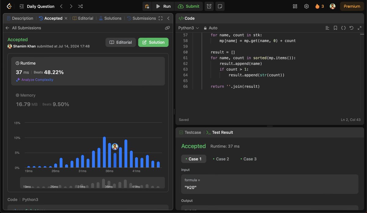 Nishansummy's tweet photo. ✅Day 47 /100 of  #100DaysOfDSADaily  
✅coding challenge-  DAY 46             

#learnpublic 
#codingchallenge
@LeetCode

Happy Coding🚀🚀 https://t.co/VXFAf1bL94