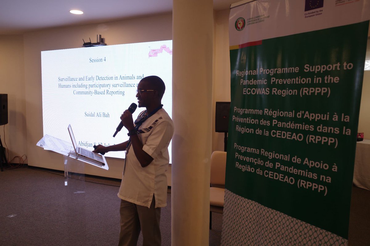 BahSaidal's tweet photo. We concluded a one week  #OneHealth HPAI preparedness workshop with Ecowas member states and partners with a special focus on #AvianInfluenza. Meeting organised by @giz_gmbh. @ECOWAS_RAHC @onehealth_in  #SEEG https://t.co/MdL7ORKchI