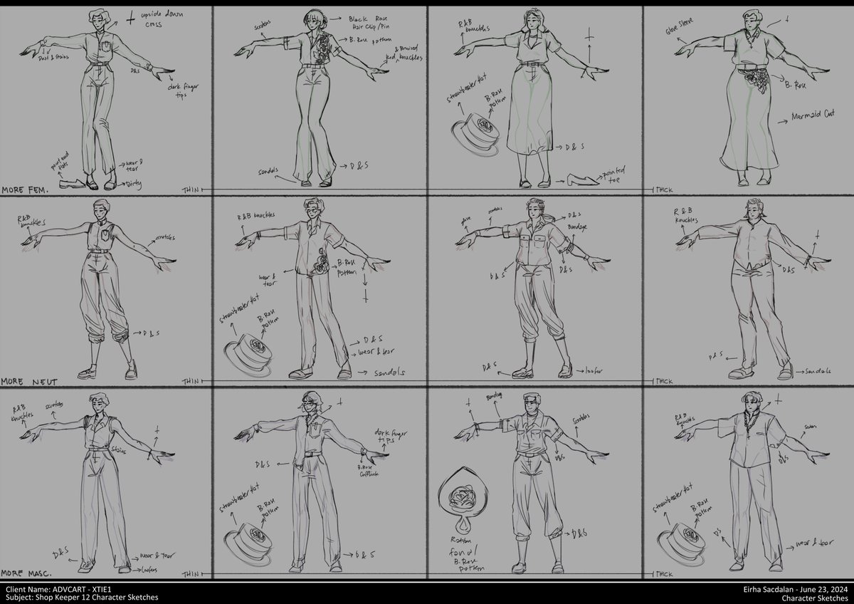 EithranA's tweet photo. Character Design Thumbnails https://t.co/GQEDOJoo28
