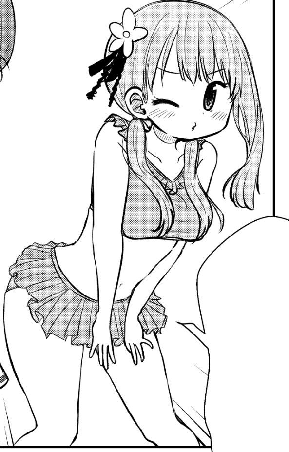 新刊のくぁわいく描けた茉里ちゃん。今回は水着回の可能性も否定できません 